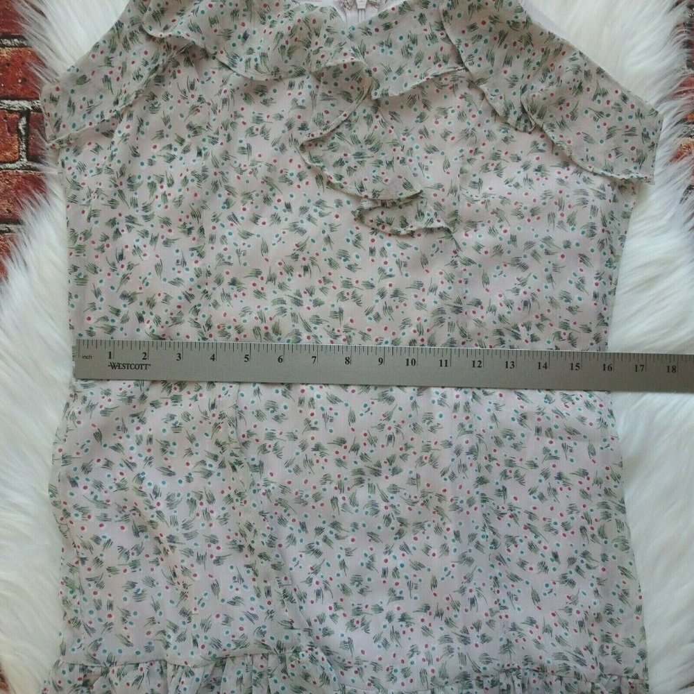 Lulu's Women's Dress Sleeveless Spaghetti Straps Ruffles Print Floral Short L - Picture 9 of 12